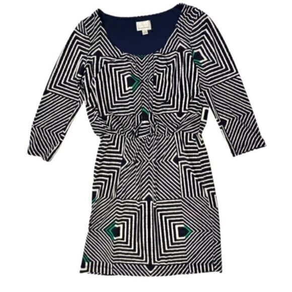 🎉PRICE REDUCED🎉 Donna Morgan Blue Blouson Shift Dress 4 Lined Office‎ Casual - Picture 1 of 13